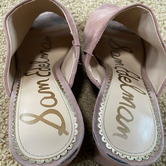 Sam Edelman Dusty Rose Suede Heel - Picture 4 of 7